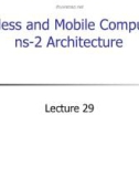 Lecture Wireless and mobile computing – Chapter 23: Coding and error control