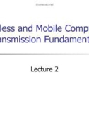 Lecture Wireless and mobile computing – Chapter 1: Introduce