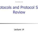 Lecture Wireless and mobile computing – Chapter 14: Protocols and protocol suit review