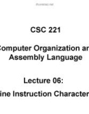 Lecture Computer organization and assembly language: Chapter 6 - Dr. Safdar Hussain Bouk