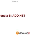 Lecture Programming C# - Appendix B: ADO.NET