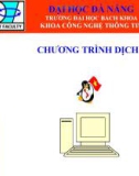 CHƯƠNG TRÌNH DỊCH - CHƯƠNG 1