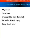 CHƯƠNG TRÌNH DỊCH - CHƯƠNG 2