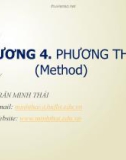 Bài giảng Nhập môn lập trình: Chương 4 - Trần Minh Thái