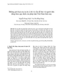 Những giới hạn của tự do ý chí và vấn đề bảo vệ người tiêu dùng theo quy định của pháp luật Việt Nam hiện nay