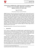 Linkages underlying the influence of population ageing on economic growth and policy implications to Vietnam