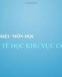 Bài giảng môn Kinh tế học khu vực công: Bài 1 - Đỗ Thiên Anh Tuấn