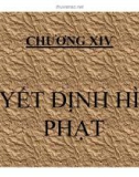 Bài giảng Luật Hình sự Việt Nam: Chương XIV - ThS. Trần Đức Thìn