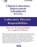 Clinical Laboratory Improvement Amendments (CLIA)