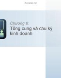 Bài giảng Kinh tế vĩ mô (Ths.Trần Thị Hòa) - Chương 6: Tổng cung và chu kỳ kinh doanh