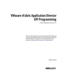 VMware vFabric Application Director API Programming vFabric Application Director 5.0