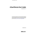 vCloud Director User's Guide vCloud Director 1.5