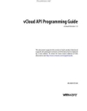 vCloud API Programming Guide vCloud Director 1.5