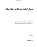 vCloud Director Administrator's Guide vCloud Director 1.5