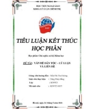 Tiểu luận Chủ nghĩa xã hội Khoa học: Vấn đề dân tộc - lý luận và liên hệ