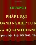 Bài giảng hay về luật kinh doanh - Trường ĐH Công Nghiệp Tp.HCM - Chương 4