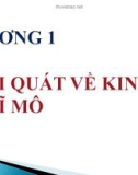 Bài giảng Kinh tế vĩ mô: Chương 1 - TS. Hay Sinh