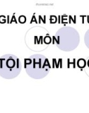 Tội phạm học