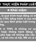 Thuyết trình - Thực hiện pháp luật