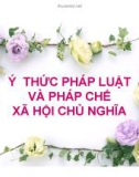 Bài giảng Ý thức pháp luật và pháp chế xã hội chủ nghĩa