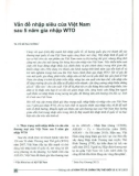 Vấn đề nhập siêu của Việt Nam sau 5 năm gia nhập WTO