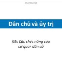 Bài giảng Quản trị nhà nước: Dân chủ và ủy trị