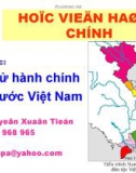 Lịch sử hành chính Nhà nước Việt Nam