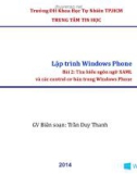 Bài giảng Lập trình Windows Phone (Module 2): Bài 2 - Trần Duy Thanh