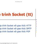 Bài giảng Lập trình mạng - Chương 4b: Socket (TT)