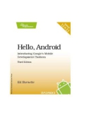 Hello, Android Introducing Google's Mobile Development Platform, 3rd Edition