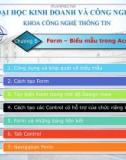 Bài giảng Microsoft access 2010: Chương 5 - ĐH Kinh doanh Công nghệ Hà Nội