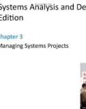 Lecture Systems analysis and design (9th Edition): Chapter 3 - Shelly, Rosenblatt