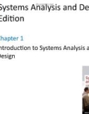 Lecture Systems analysis and design (9th Edition): Chapter 1 - Shelly, Rosenblatt