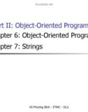 Bài giảng điện tử môn tin học: Object-Oriented Programming