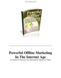 Powerful Offline Marketing In The Internet Age