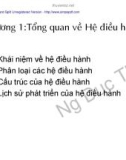 Bài giảng hệ điều hành - Nguyễn Đức Thuận