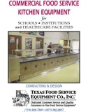 COMMERCIAL FOOD SERVICE KITCHEN EQUIPMENT