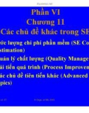 Bài giảng công nghệ phần mềm : Các chủ đề khác trong SE part 1