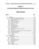 SURVEYING EQUAIPMENT, MEASUREMENTS AND ERRORS