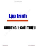 Bài giảng Lập trình: Chương 1 - Vũ Song Tùng