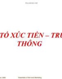 YẾU TỐ XÚC TIẾN – TRUYỀN THÔNG