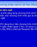 Chương 4- Các phương pháp vào ra dữ liệu