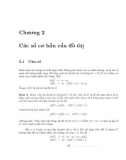 Đồ thị và các thuật toán – Chương 2: Các số cơ bản của đồ thị