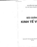 Bài giảng Kinh tế vĩ mô: Phần 1 - Nguyễn Văn Ngọc