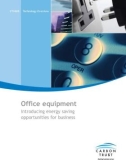 Office equipment Introducing energy saving opportunities for business