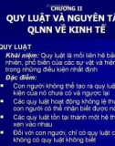 Quản lý nhà nước về kinh tế -Chương 2