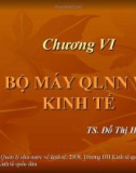 Quản lý nhà nước về kinh tế -Chương 6