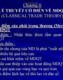 Bài giảng Kinh tế quốc tế - Chương 2: Lý thuyết cổ điển về mậu dịch quốc tế classical trade theory)