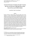 Economic performance evaluation of fragile 5 countries after the great recession of 2008-2009 using analytic network process and TOPSIS methods