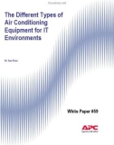 The Different Types of Air Conditioning Equipment for IT Environments